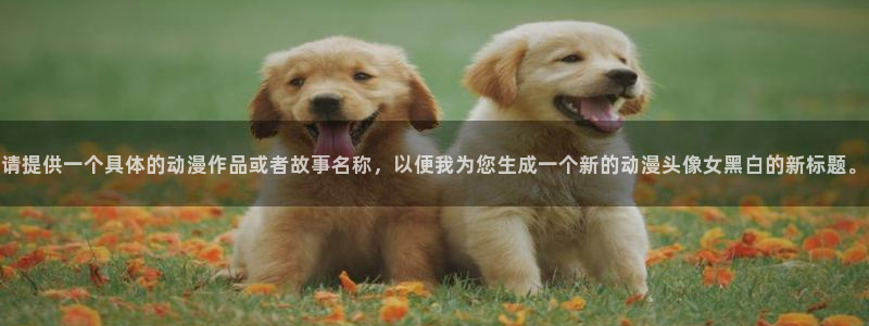 韩漫阅读网：请提供一个具体的动漫作品或者故事名称，以便我为您生成一个新的动漫头像女黑白的新标题。